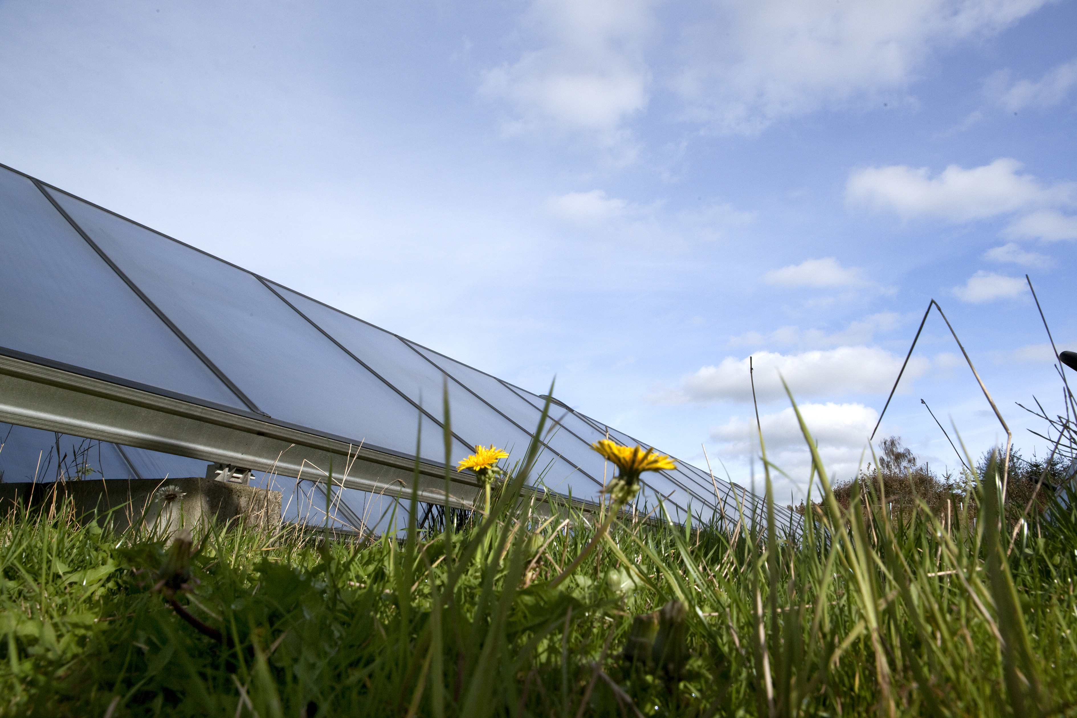 Solvarmeanlæg - Energi Ikast er med i landsdækkende kampagne om grøn fjernvarme. Foto: Nils Rosenvold, Dansk Fjernvarme
